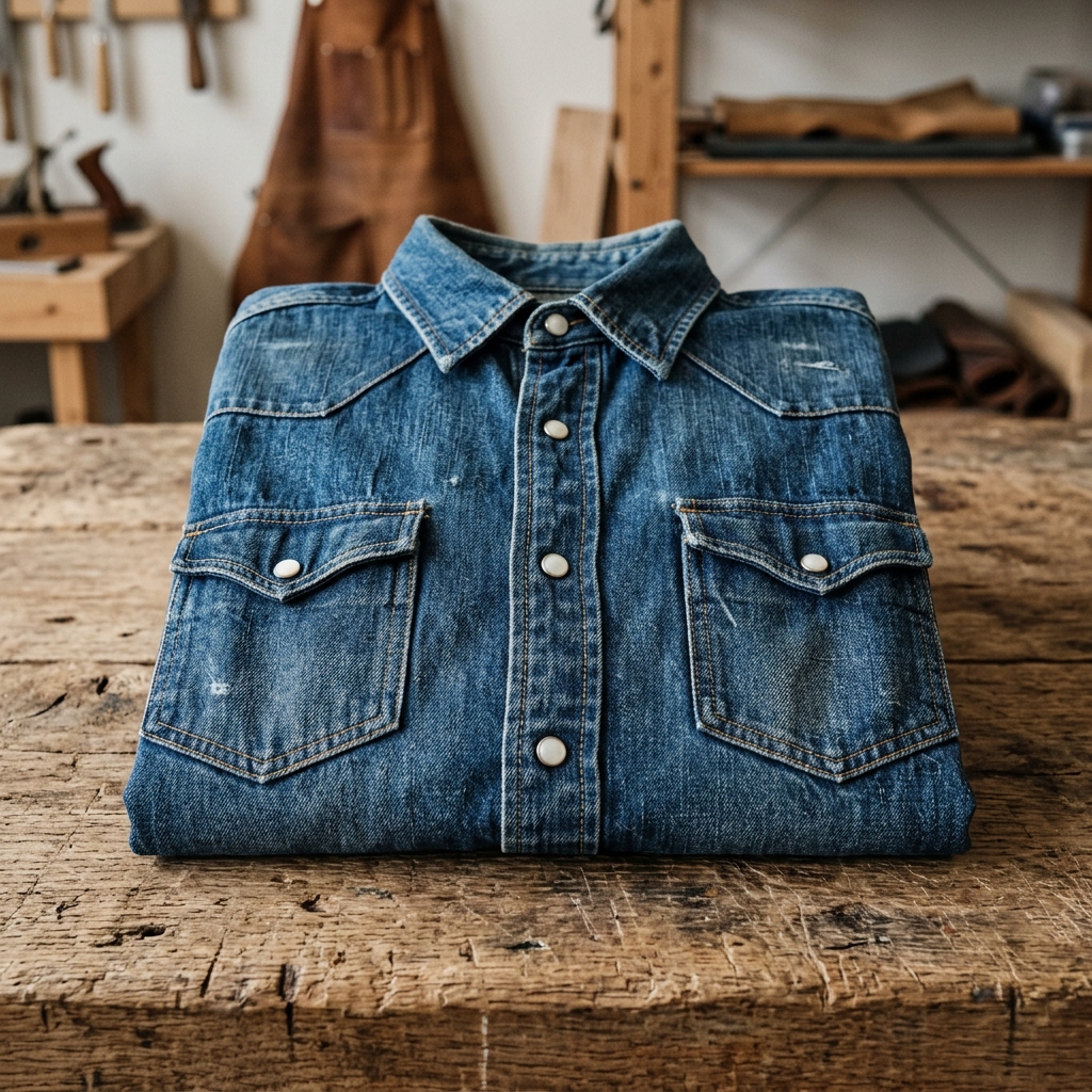 Denim Snap Shirt